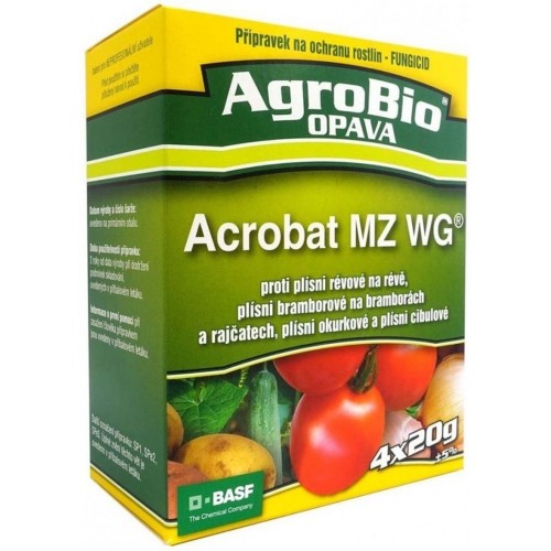 AgroBio ACROBAT MZ WG proti plísni, 4x20 g 003202
