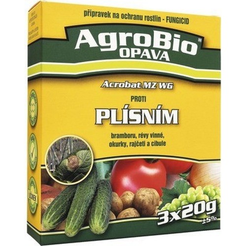 Agrobio ACROBAT MZ WG proti plísním 3x20 g