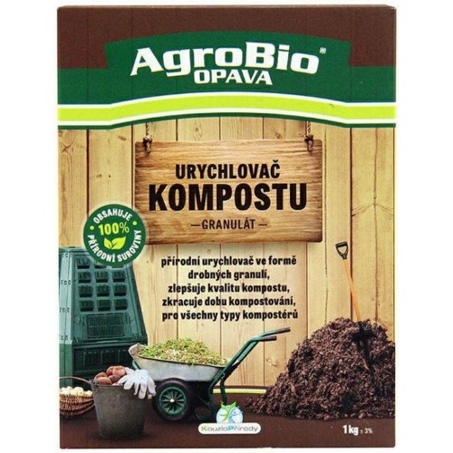 AgroBio KouzloPřírody Urychlovač kompostu granulát 1 kg 009044
