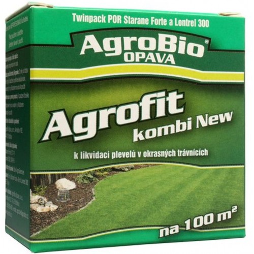 AgroBio AGROFIT kombi NEW proti plevelům v trávníku na 100 m2