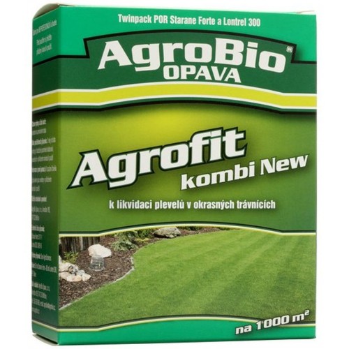 AgroBio AGROFIT kombi NEW proti plevelům v trávníku na 1000 m2