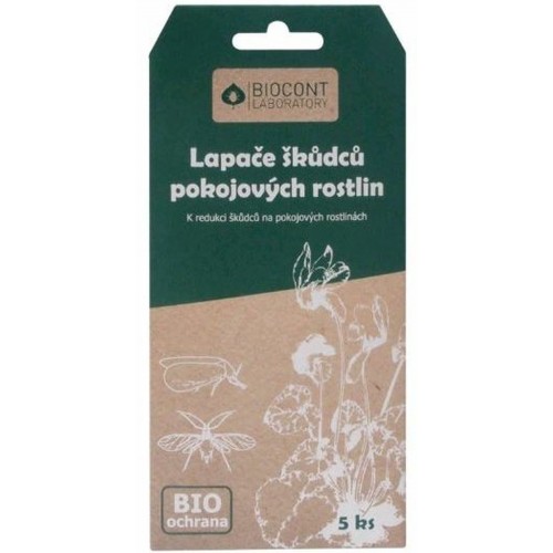 AgroBio BIOCONT lapače škůdců pokojových rostlin, 5 ks 011043 AgroBio BIOCONT lapače škůdců pokojových rostlin, 5 ks 011043
