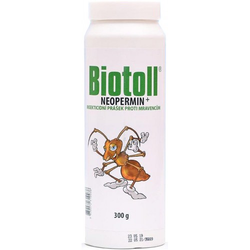 AgroBio BIOTOLL Neopermin prášek proti mravencům, 300g 002181