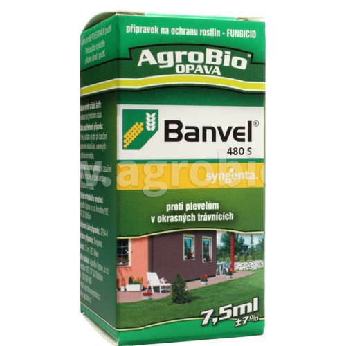 AgroBio BANVEL 480 S k hubení plevelů, 7,5 ml herbicid 004007 AgroBio BANVEL 480 S k hubení plevelů, 7,5 ml herbicid 004007