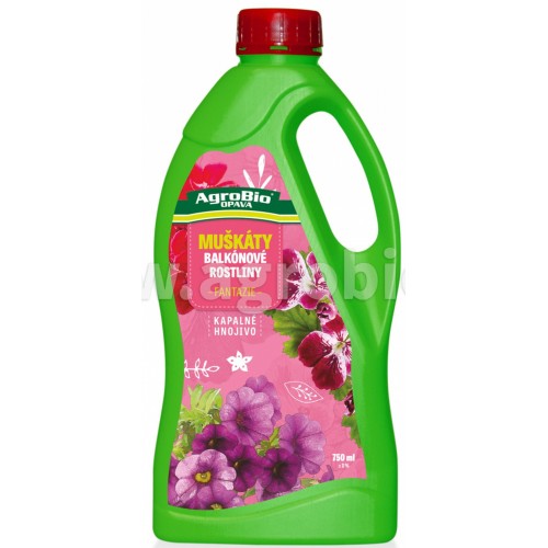 AgroBio FANTAZIE Muškáty a balkónové rostliny, 750ml 005244