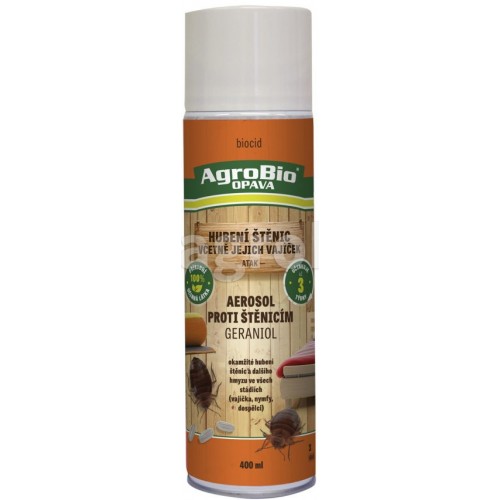AgroBio GERANIOL Aerosol proti štěnicím (ATAK), 400ml 002184