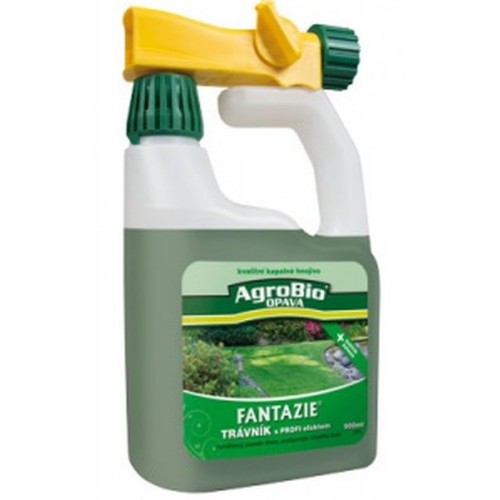 AgroBio FANTAZIE trávník podzim s PROFI efektem, kapalné hnojivo 900 ml