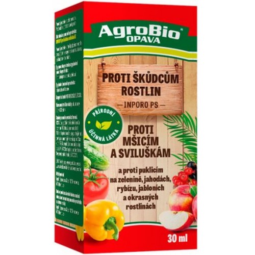 AgroBio INPORO PS Proti mšicím a sviluškám, koncentrát, 30ml 001174 AgroBio INPORO PS Proti mšicím a sviluškám, koncentrát, 30ml 001174