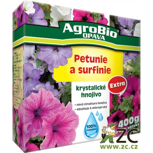 AgroBio Krystalické hnojivo Extra Petunie a surfinie 400 g 005195