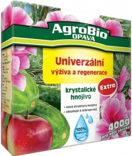 AgroBio Krystalické hnojivo Extra Univerzální výživa a regenerace 400 g 005199