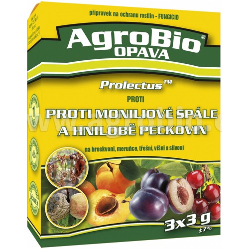 AgroBio PROTI moniliové spále a hnilobě peckovin (Prolectus), 3x3 g 003290