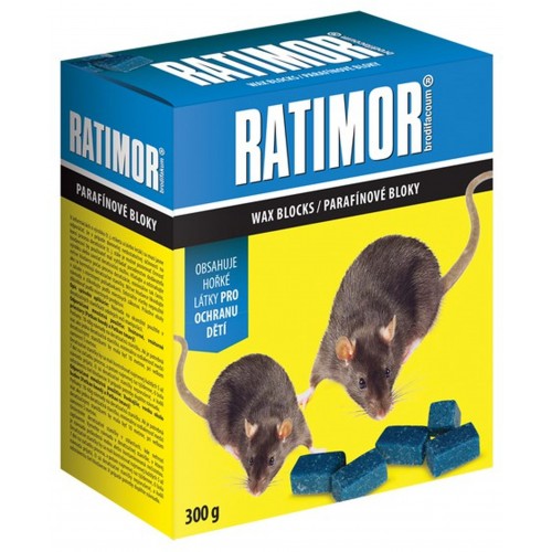 AgroBio RATIMOR parafinové bloky, 300 g 008060