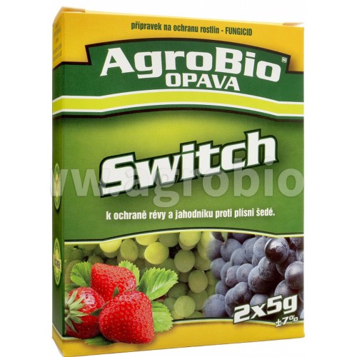 AgroBio SWITCH ochrana révy vinné a jahodníku proti plísni šedé, 2x5 g 003270