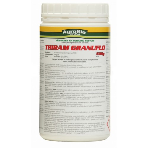 AgroBio THIRAM GRANUFLO 500g Fungicid k ochraně broskvoní, jabloní, jahodníku 003242