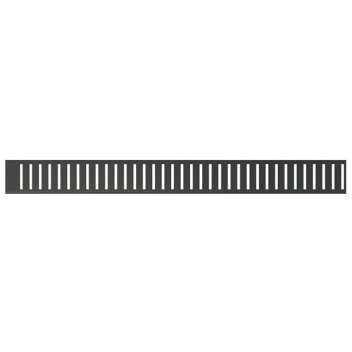 ALCAPLAST Rošt pro liniový podlahový žlab 1150mm, černá-mat PURE-1150BLACK