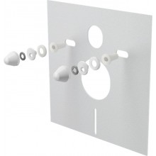 ALCAPLAST Izolační deska pro závěsné WC a bidet s příslušenstvím a krytkou (bílá) M930