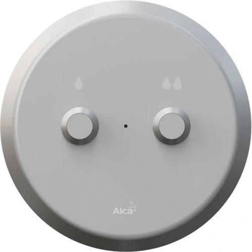 ALCAPLAST Duální oddálené elektronické splachování ruční, kov MEO10