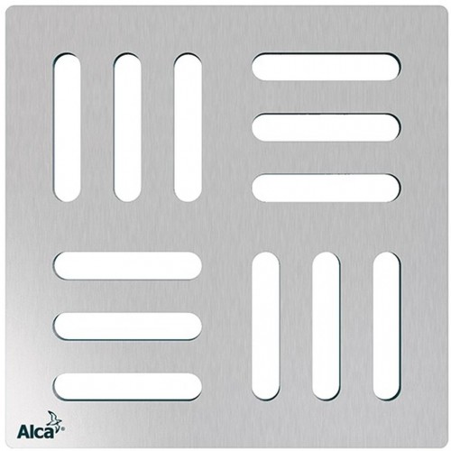 ALCAPLAST Mřížka pro nerezové vpusti 102×102 mm nerez MPV011