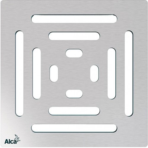 ALCAPLAST Mřížka pro nerezové vpusti 102×102 mm nerez MPV012 ALCAPLAST Mřížka pro nerezové vpusti 102×102 mm nerez MPV012