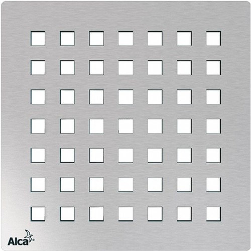 ALCAPLAST Mřížka pro nerezové vpusti 102×102 mm nerez MPV014
