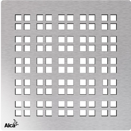 ALCAPLAST Mřížka pro nerezové vpusti 102×102 mm nerez MPV015 ALCAPLAST Mřížka pro nerezové vpusti 102×102 mm nerez MPV015