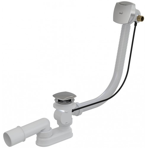 ALCAPLAST Sifon vanový automat s napouštěním přepadem kov A564KM3 120 ALCAPLAST Sifon vanový automat s napouštěním přepadem kov A564KM3 120