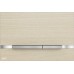 ALCAPLAST Flat Wood Ovládací tlačítko pro předstěnové systémy, kov-dekor dřeva STRIPE-OAK White