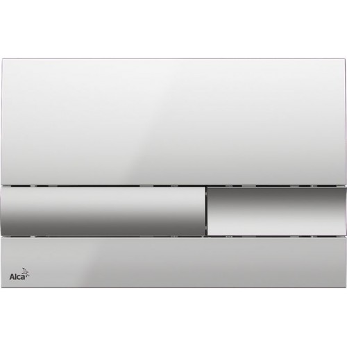 ALCAPLAST Ovládací tlačítko chrom-mat k splachovacím nádržkám M1743 ALCAPLAST Ovládací tlačítko chrom-mat k splachovacím nádržkám M1743