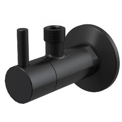 ALCAPLAST Ventil rohový s filtrem 1/2"×3/8", černá-mat ARV001-BLACK ALCAPLAST Ventil rohový s filtrem 1/2"×3/8", černá-mat ARV001-BLACK