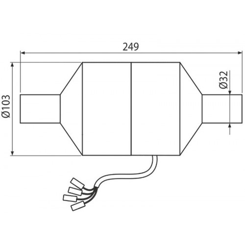 ALCAPLAST Ventilátor pro předstěnové instalační systémy s odvětráváním P128