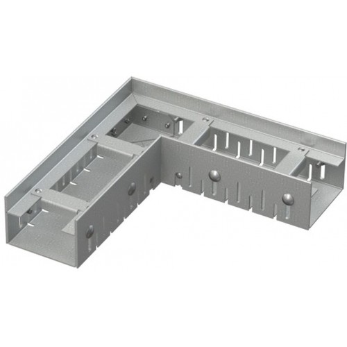 ALCAPLAST Drenážní žlab rohový 75 mm nastavitelný, pozinkovaná ocel ADZ101VR