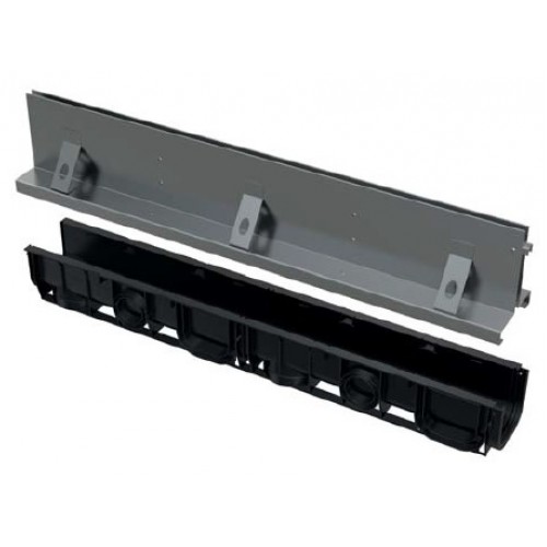 ALCAPLAST Štěrbinový venkovní žlab symetrický 160 mm z nerezu AVZ101-R324 ALCAPLAST Štěrbinový venkovní žlab symetrický 160 mm z nerezu AVZ101-R324