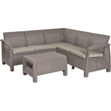 ALLIBERT CORFU RELAX Set zahradní, cappuccino/písková 17202123