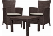 ALLIBERT ROSARIO Set balkonový, hnědá/béžová 17200030