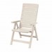 ALLIBERT BRASILIA zahradní židle polohovací, bílá 17200064
