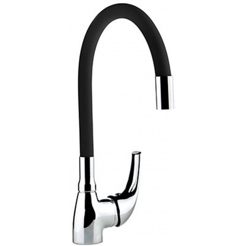 ALVEUS SUPPLE kuchyňská baterie, flexibilní, otočná 360°, chrom/černá 2444100