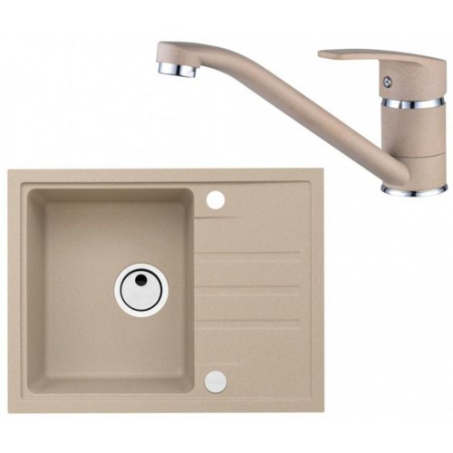 ALVEUS Set INTERMEZZO 30 dřez 620x480 mm + baterie NINA, béžová ALVEUS Set INTERMEZZO 30 dřez 620x480 mm + baterie NINA, béžová