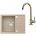ALVEUS Set INTERMEZZO 30 dřez 620x480 mm + baterie AM 120, béžová