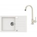 ALVEUS Set ROCK 130 dřez 780x480 mm + baterie AM 120, bílá