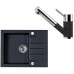 ALVEUS Set ROCK 30 dřez 595x475 mm + baterie AM 100-P, Twilight 05