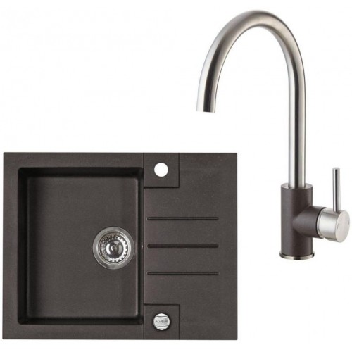 ALVEUS Set ROCK 30 dřez 595x475 mm + baterie ELZA, Chocolate 03 ALVEUS Set ROCK 30 dřez 595x475 mm + baterie ELZA, Chocolate 03