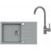 ALVEUS Set ROCK 130 dřez 780x480 mm + baterie AM 120, beton