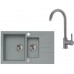 ALVEUS Set ROCK 70 dřez 780x480 mm + baterie AM 120, beton