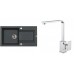 ALVEUS Set FALCON 30 dřez 780x435 mm + baterie RENO, černá