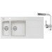 ALVEUS set dřez Apelles pearl + baterie AM 90-P pearl