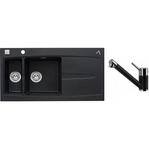 ALVEUS Set dřez Apelles 70 twilight + baterie AM 110-R twilight