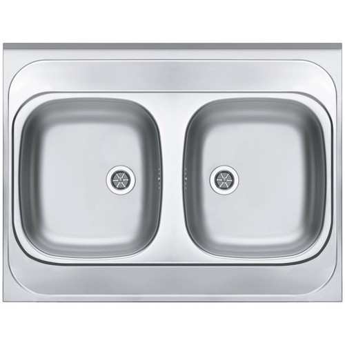 VÝPRODEJ ALVEUS CLASSIC 40 celoplošný dřez nerez, 800 x 600 mm 1009078 S OTVOREM!!