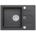 ALVEUS CORTINA 10 kuchyňský dřez granitový, 580 x 420 mm, POP-UP, černá