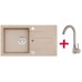 ALVEUS set dřez granitový Cortina 110 béžová + baterie Betty béžová