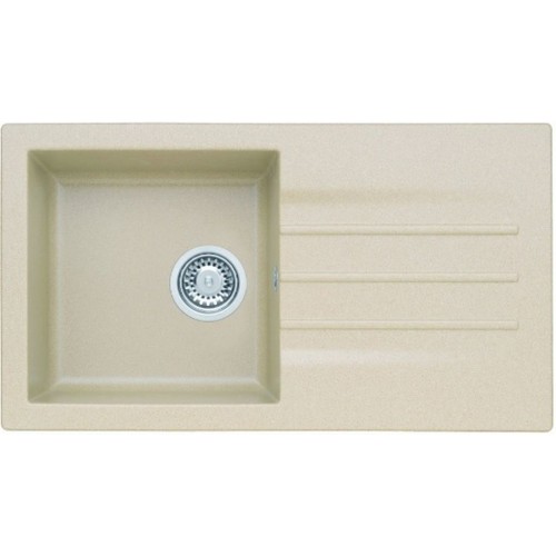 ALVEUS Cortina 70 granitový dřez, 780 x 435 mm, sifon + záslepka, béžová
